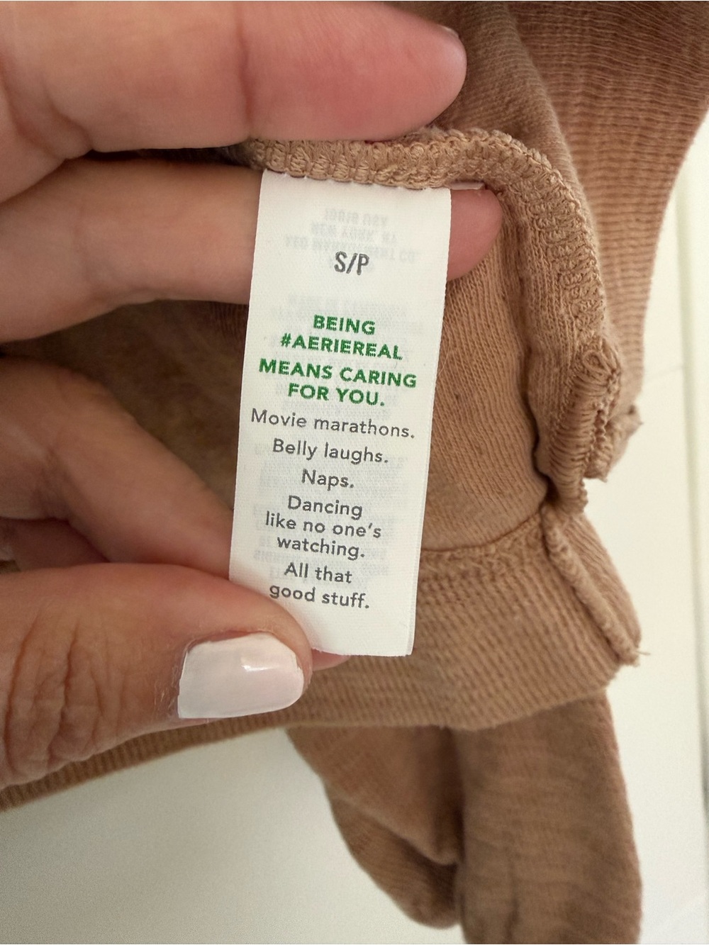 Aerie Oversized Long Sleeve, size small. - Picture 7 of 8